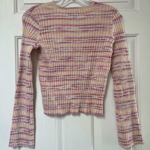 NWT Sincerely Jules Y2K Stretch Ribbed Knit Long Sleeve Sweater S - Picture 7 of 11